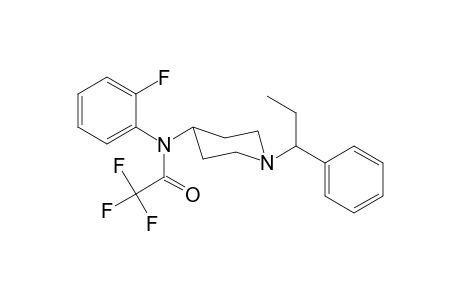 N-2-Fluorophenyl-N-(1-phenylpropyl)piperidin-4-yl]trifluoroacetamide