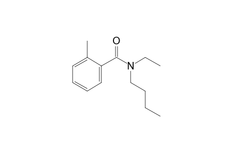 Benzamide, 2-methyl-N-butyl-N-ethyl-