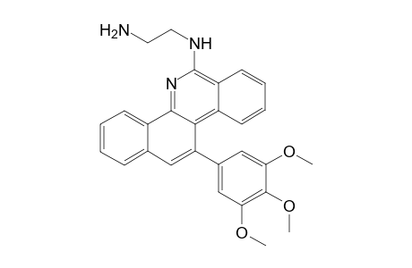 N-[11-(3,4,5-trimethoxyphenyl)benzo[c]phenanthridine-6-yl]ethylen-1,2-diamine