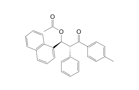 (1S,2R)/(1R,2S)-3-(4-Methylphenyl)-1-(naphthalen-1-yl)-3-oxo-2-phenylpropyl Acetate