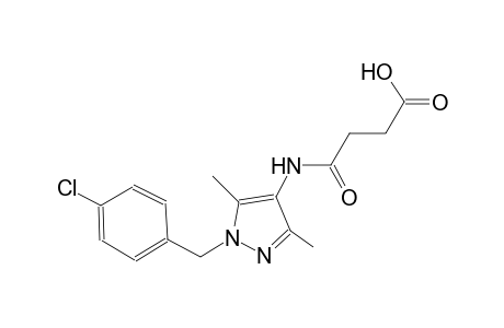 4-{[1-(4-chlorobenzyl)-3,5-dimethyl-1H-pyrazol-4-yl]amino}-4-oxobutanoic acid