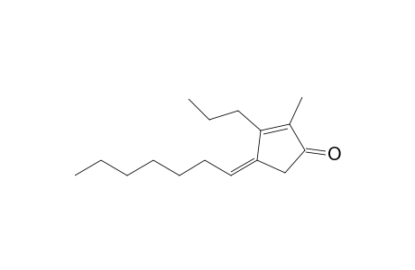 4-Heptylidene-2-methyl-3-propylcyclopent-2-enone