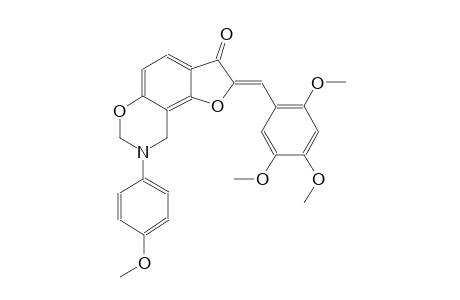 7H-furo[2,3-f][1,3]benzoxazin-3(2H)-one, 8,9-dihydro-8-(4-methoxyphenyl)-2-[(2,4,5-trimethoxyphenyl)methylene]-, (2Z)-