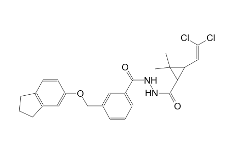 N'-{[3-(2,2-dichlorovinyl)-2,2-dimethylcyclopropyl]carbonyl}-3-[(2,3-dihydro-1H-inden-5-yloxy)methyl]benzohydrazide