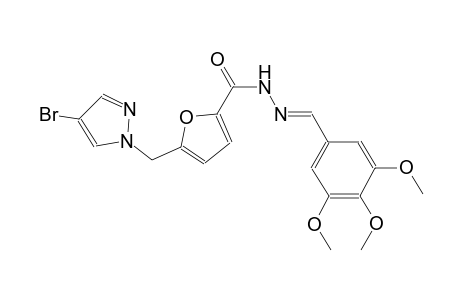 5-[(4-bromo-1H-pyrazol-1-yl)methyl]-N'-[(E)-(3,4,5-trimethoxyphenyl)methylidene]-2-furohydrazide