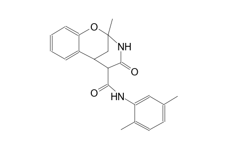 N-(2,5-dimethylphenyl)-2-methyl-4-oxo-3,4,5,6-tetrahydro-2H-2,6-methanobenzo[g][1,3]oxazocine-5-carboxamide