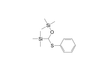 Silane, trimethyl[(phenylthio)(trimethylsilyl)methoxy]-