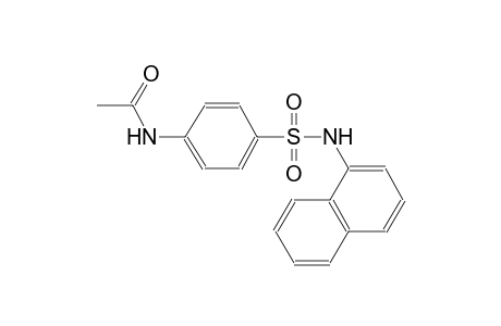 acetamide, N-[4-[(1-naphthalenylamino)sulfonyl]phenyl]-