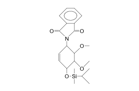 (.+-.)-3R-Isopropyl-dimethyl-siloxy-4T,5c-dimethoxy-6c-phthalimido-cyclohexene