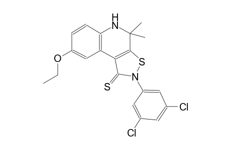 2-(3,5-dichlorophenyl)-8-ethoxy-4,4-dimethyl-4,5-dihydroisothiazolo[5,4-c]quinoline-1(2H)-thione