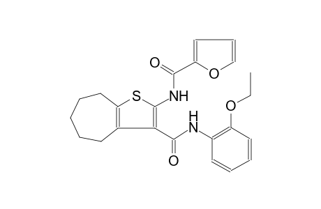 N-{3-[(2-ethoxyanilino)carbonyl]-5,6,7,8-tetrahydro-4H-cyclohepta[b]thien-2-yl}-2-furamide