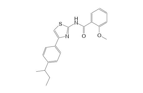 N-[4-(4-sec-butylphenyl)-1,3-thiazol-2-yl]-2-methoxybenzamide