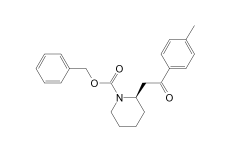 (R)-N-Benzyloxycarbonyl-2-(2-oxo-2-para-tolylethyl)-piperidine