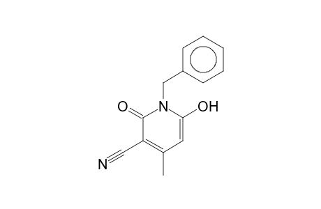 1-Benzyl-6-hydroxy-4-methyl-2(1H)-oxo-3-pyridinecarbonitrile