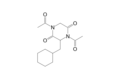 1,4-Diacetyl-3-(cyclohexylmethyl)piperazine-2,5-dione