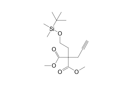 2-[2-(tert-Butyldimethylsilanyloxy)ethyl]-2-prop-2-ynylmalonic acid dimethyl ester