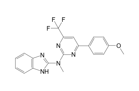 N-[6-(4-Methoxyphenyl)-4-(trifluoromethyl)pyrimidin-2-yl]-N-methyl-1H-benzo[d]imidazol-2-amine