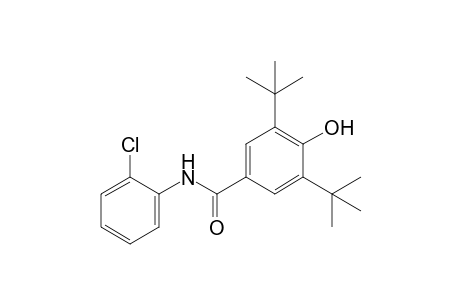2'-chloro-3,5-di-tert-butyl-4-hydroxybenzanilide