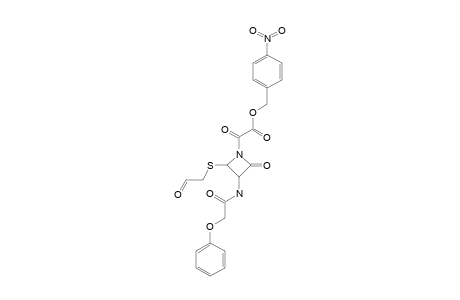 PARA-NITROBENZYL-(2R,3R)-2-(2'-FORMYLMETHYLTHIO)-4-OXO-3-PHENOXYACETYLAMINOAZETIDINE-1-OXALATE
