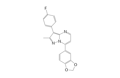 7-(1,3-benzodioxol-5-yl)-3-(4-fluorophenyl)-2-methylpyrazolo[1,5-a]pyrimidine