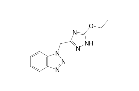 3-[(1H-benzotriazol-1-yl)methyl]-5-ethoxy-1H-1,2,4-triazole