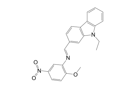 (9-ethyl-9H-carbazol-2-ylmethylene)-(2-methoxy-5-nitro-phenyl)-amine