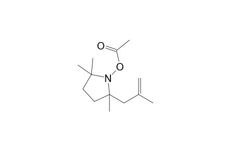 1-Acetoxy-2,5,5-trimethyl-2-(2-methylprop-2-enyl)pyrrolidine
