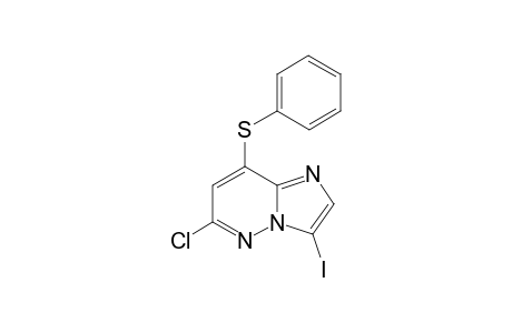 6-Chloro-3-iodo-8-(phenylthio)imidazo[1,2-b]pyridazine