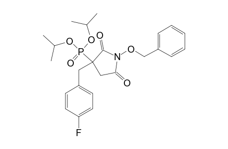 DIISOPROPYL-[3-(4-FLUOROBENZYL)-1-BENZYLOXY-2,5-DIOXOPYRROLIDIN-3-YL]-PHOSPHONATE