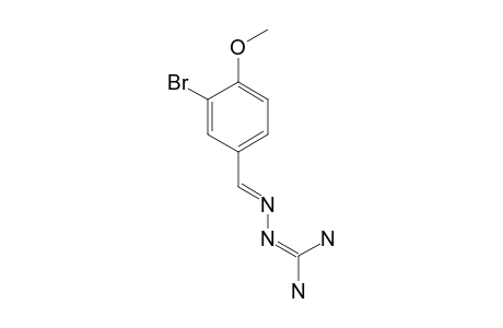 3-BrOMO-4-METHOXYBENZAL-(DIAMINOMETHYLENE)-HYDRAZONE