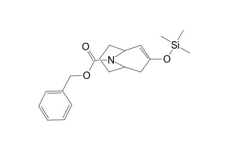 (-)-Benzyl 3-triimethylsiloxy-9-azabicyclo[3.3.1]non-2-ene-9-carboxylate