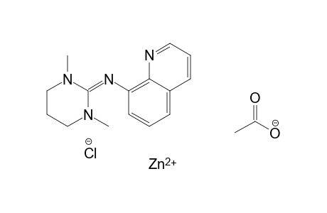 1,3-Dimethyl-N-(8-quinolyl)hexahydropyrimidin-2-imine acetate zinc(II) chloride