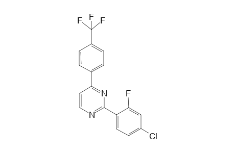 2-(4-Chloro-2-fluorophenyl)-4-(4-(trifluoromethyl)phenyl)pyrimidine