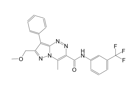 pyrazolo[5,1-c][1,2,4]triazine-3-carboxamide, 7-(methoxymethyl)-4-methyl-8-phenyl-N-[3-(trifluoromethyl)phenyl]-
