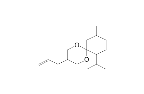 3-Allyl-7-isopropyl-10-methyl-1,5-dioxaspiro[5.5]undecane