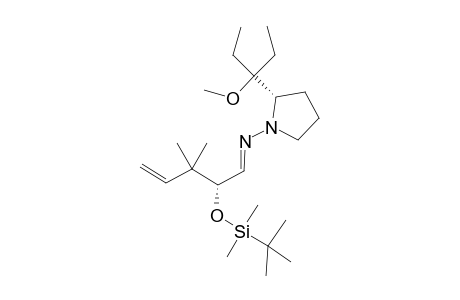 (E)-[(2R)-2-[tert-butyl(dimethyl)silyl]oxy-3,3-dimethyl-pent-4-enylidene]-[(2S)-2-(1-ethyl-1-methoxy-propyl)pyrrolidino]amine