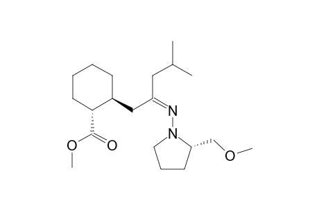 Z-(+)-(2S,1"R,2"S)-1-{1'-[2"-Methoxycarbonyl)cyclohexylmethyl ]-3-methylbutylideneamino }-2-(methoxymethyl) pyrrolidine