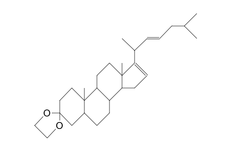 20(R)-Cholesta-15,21-trans-dien-3-one ethylene ketal