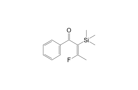 (E)-3-Fluoro-2-trimethylsilyl-1-phenylbut-2-en-1-one