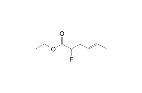 Ethyl 2-fluoro-4-hexenoate