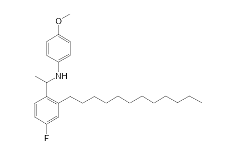 N-{1-(2-n-Dodecyl-4-fluorophenyl)ethyl}-4-methoxyaniline