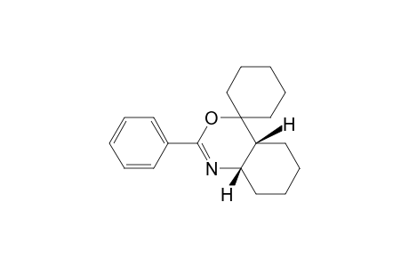 Spiro[4H-3,1-benzoxazine-4,1'-cyclohexane], 4a,5,6,7,8,8a-hexahydro-2-phenyl-, cis-