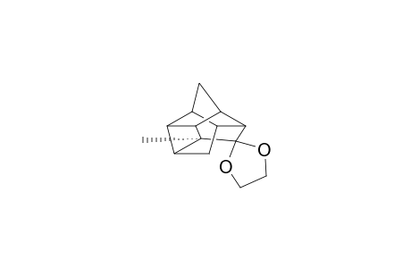 7-Methyl-8-[2'-(1',3'-dioxolano)]pentacyclo[5.4.0.0(2,6).0(3,10).0(5,9)]undecane