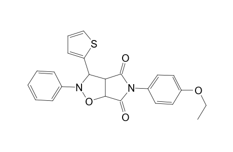 2H-pyrrolo[3,4-d]isoxazole-4,6(3H,5H)-dione, 5-(4-ethoxyphenyl)dihydro-2-phenyl-3-(2-thienyl)-