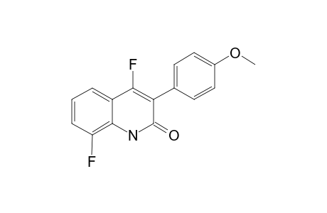 4,8-DIFLUORO-3-(4-METHOXYPHENYL)-HYDROQUINOLIN-2-ONE