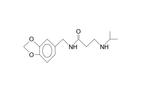 3-Isopropylamino-N-(3,4-methylenedioxy-benzyl)-propionamide