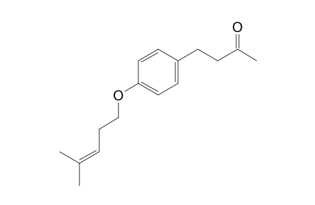 4-(4-((4-methylpent-3-en-1-yl)oxy)phenyl)butan-2-one