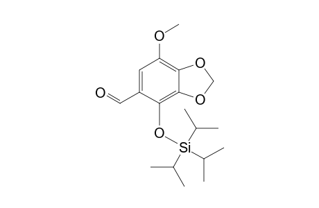 2-[(tri-Isopropyl)silyloxy]-3,4-(methylenedioxy)-5-methoxybenzaldehyde