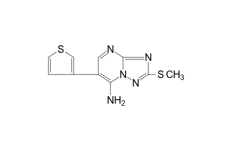 7-AMINO-2-(METHYLTHIO)-6-(3-THIENYL)-s-TRIAZOLO[1,5-a]PYRIMIDINE