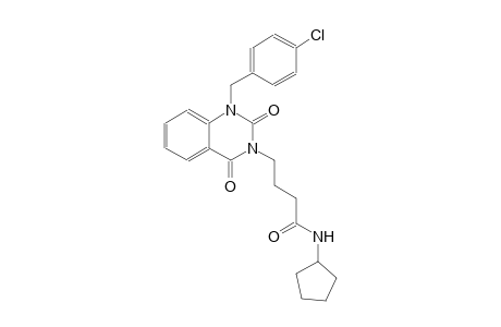4-(1-(4-chlorobenzyl)-2,4-dioxo-1,4-dihydro-3(2H)-quinazolinyl)-N-cyclopentylbutanamide